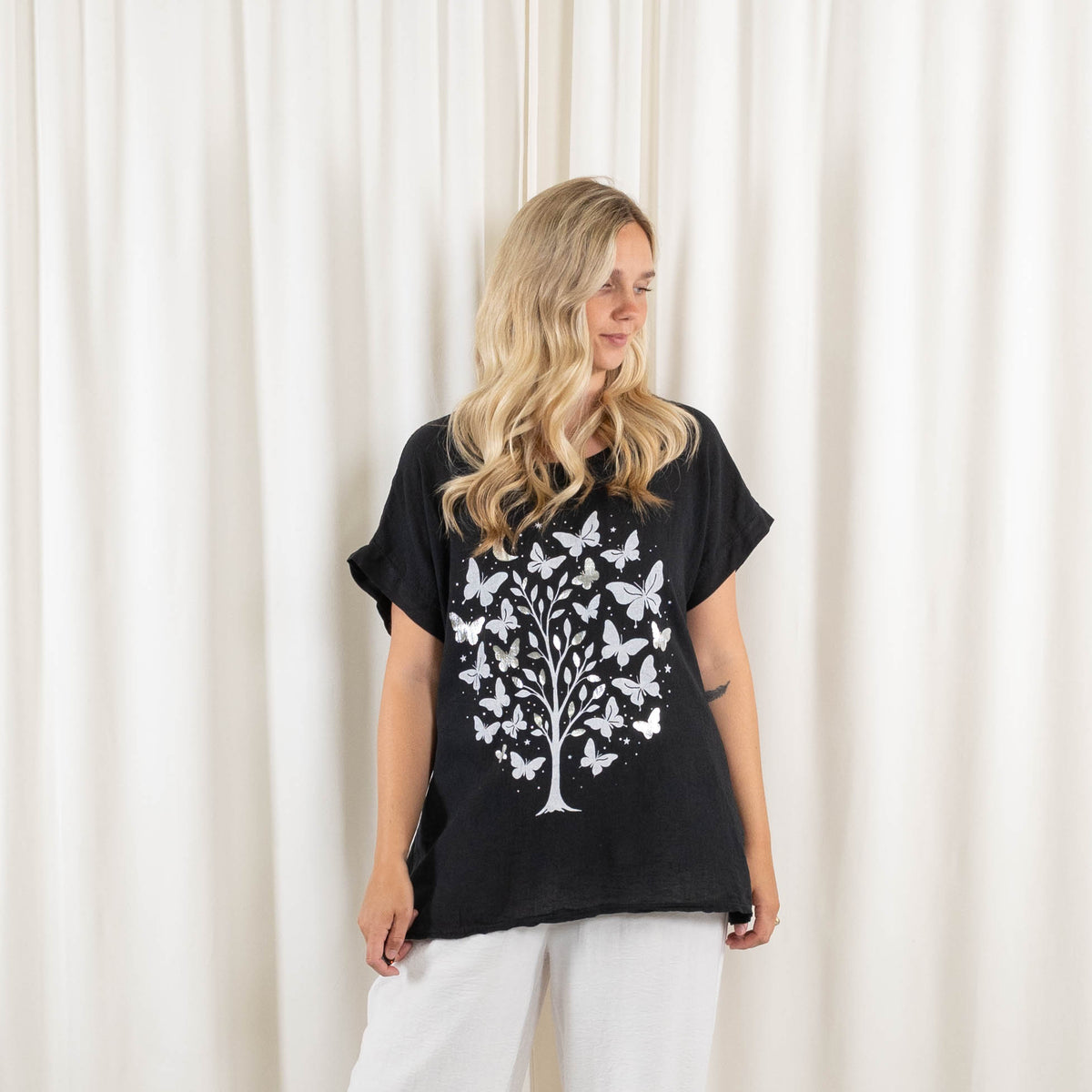 Selma t-shirt, Sort