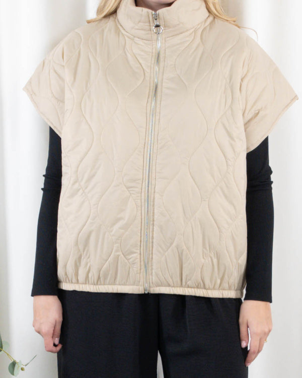 Ramona vest, Taupe