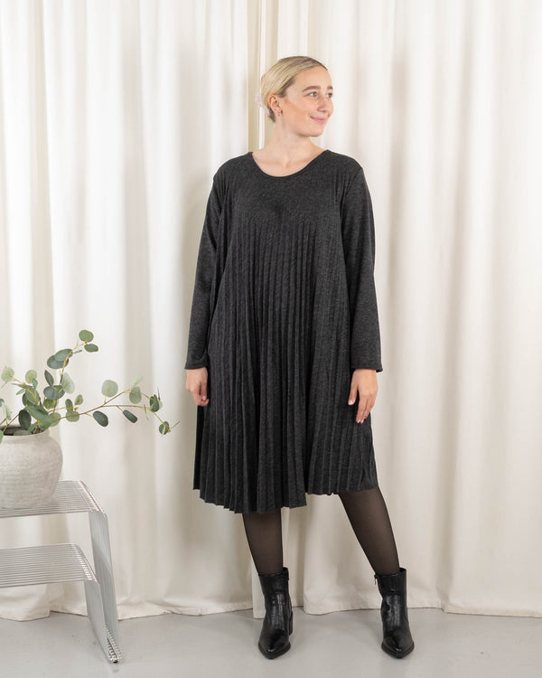 Agnes kjole, Grå Melange