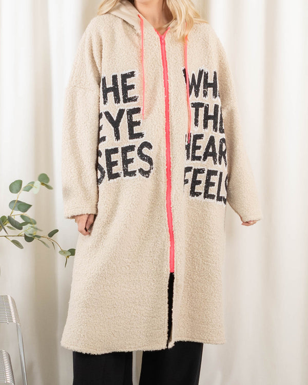 Amara jakke, Beige