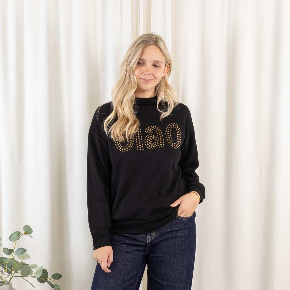 Ciao sweatshirt, Sort