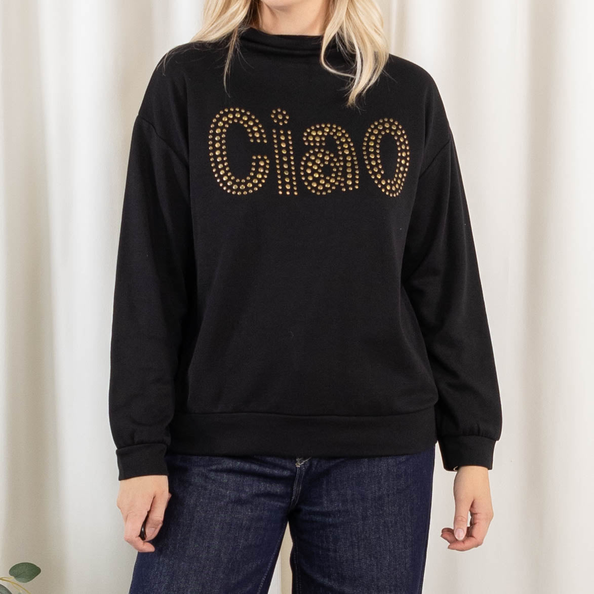 Ciao sweatshirt, Sort